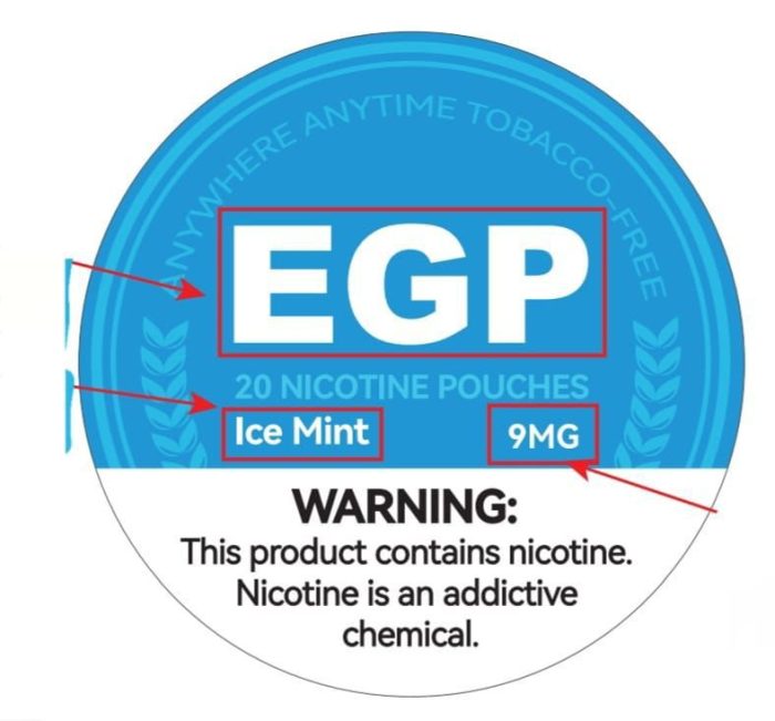 EGP Nicotine Pouches/Snus