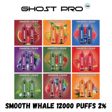 Smooth Whale 12000 Puffs Disposable Vape 2% Nicotine